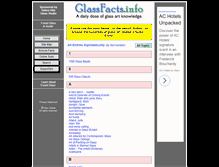 Tablet Screenshot of glassfacts.info